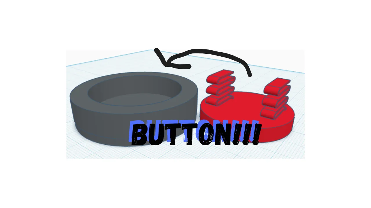 The Button – Lustiger Druckknopf als Deko und Schreibtisch Gadget