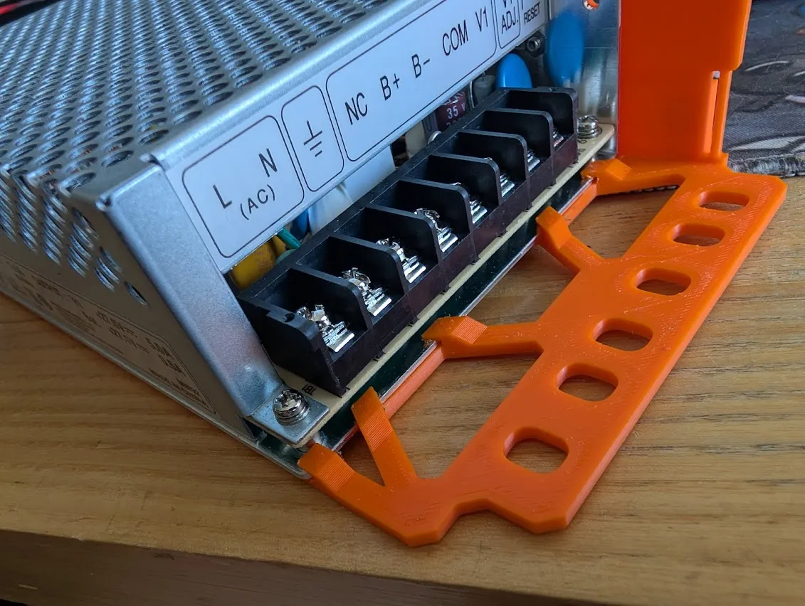 Mean Well AD-155B Rackhalterung – 10 Zoll Netzteil Montageplatte