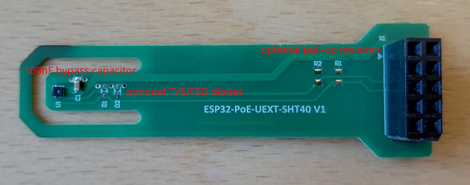 Olimex ESP32-PoE Gehäuse für SHT40 Temperatursensor - image3 Olimex ESP32-PoE Gehäuse für SHT40 Temperatursensor – Bild 3
