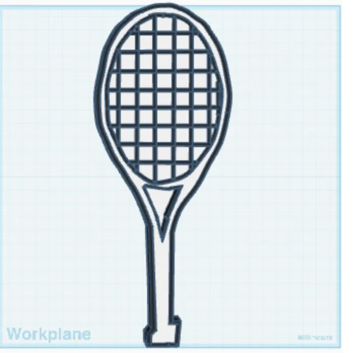 Tennisschläger Tischtennisschläger – Kreatives Freizeitmodell