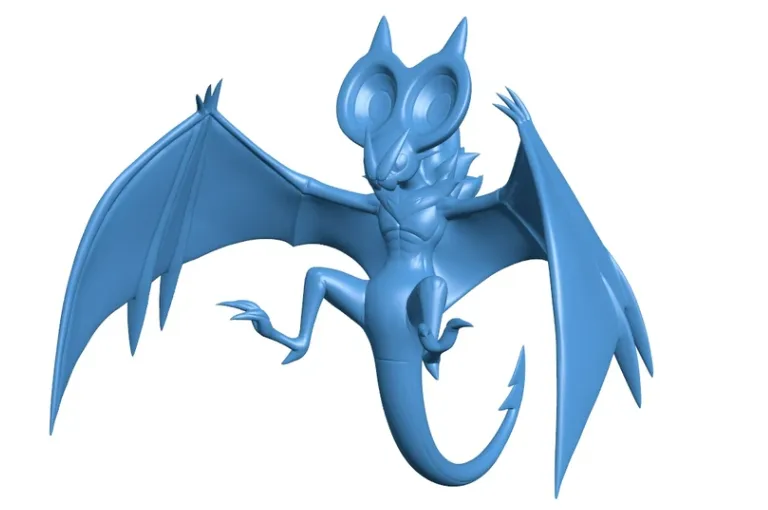 Fantasy Fledermausdrache – Sammlerfigur für Vitrine und Hobby