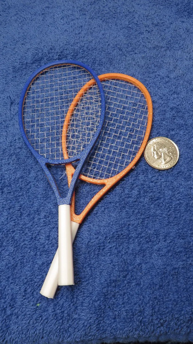 Miniatur Tennisracket Bausatz 2 Stück