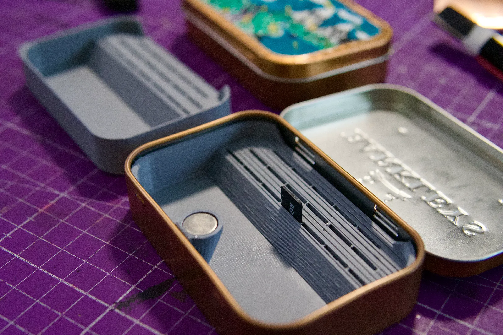 MicroSD Karten Organizer für bis zu 18 Speicherkarten