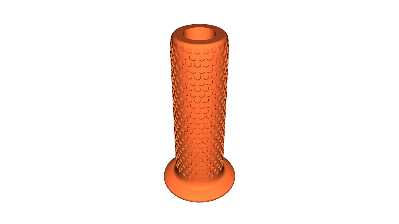 Ergonomischer Handgriff mit Hex Muster - image2 Ergonomischer Handgriff mit Hex Muster – Bild 2