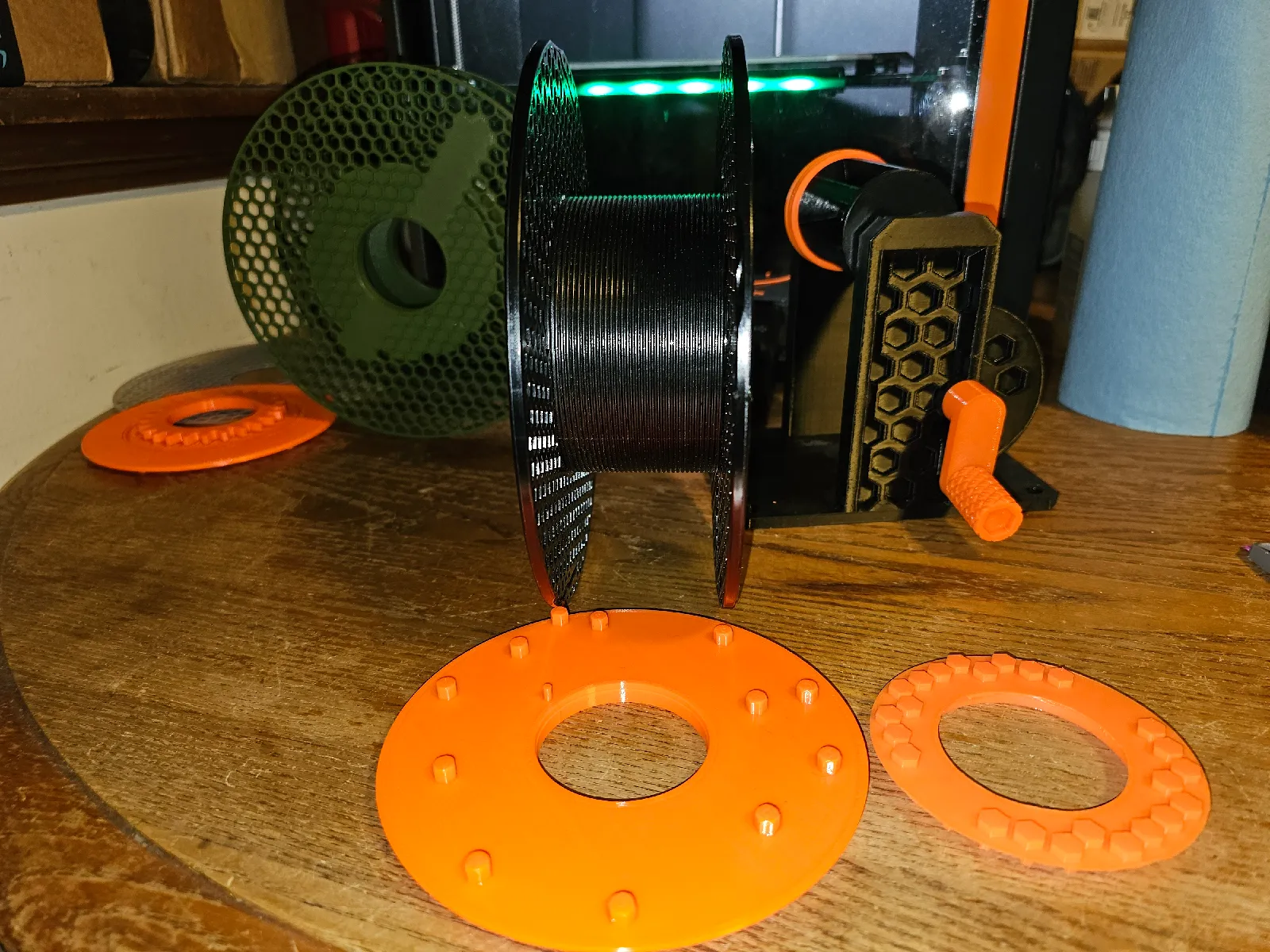 Filamentspulen Adapter für Umspulvorrichtungen