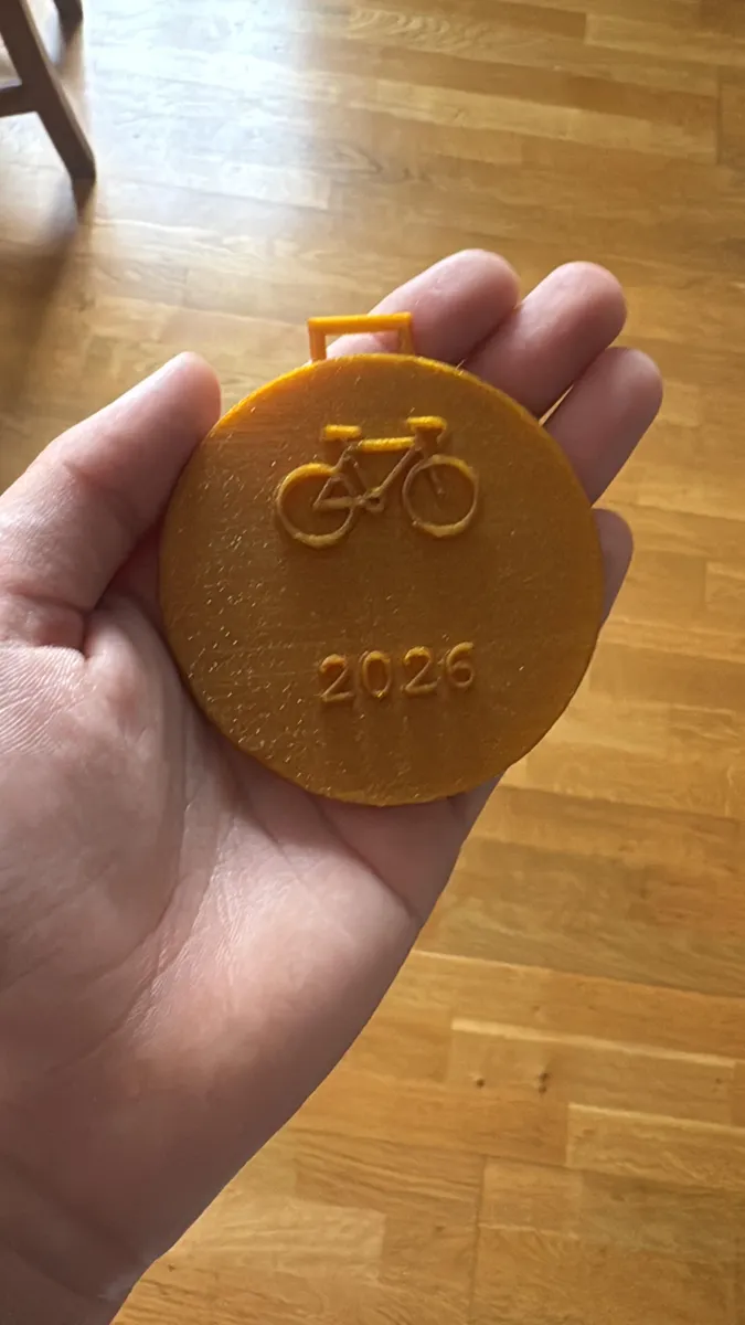 Fahrrad Medaille 2026 – Erinnerung an gemeinsame Touren