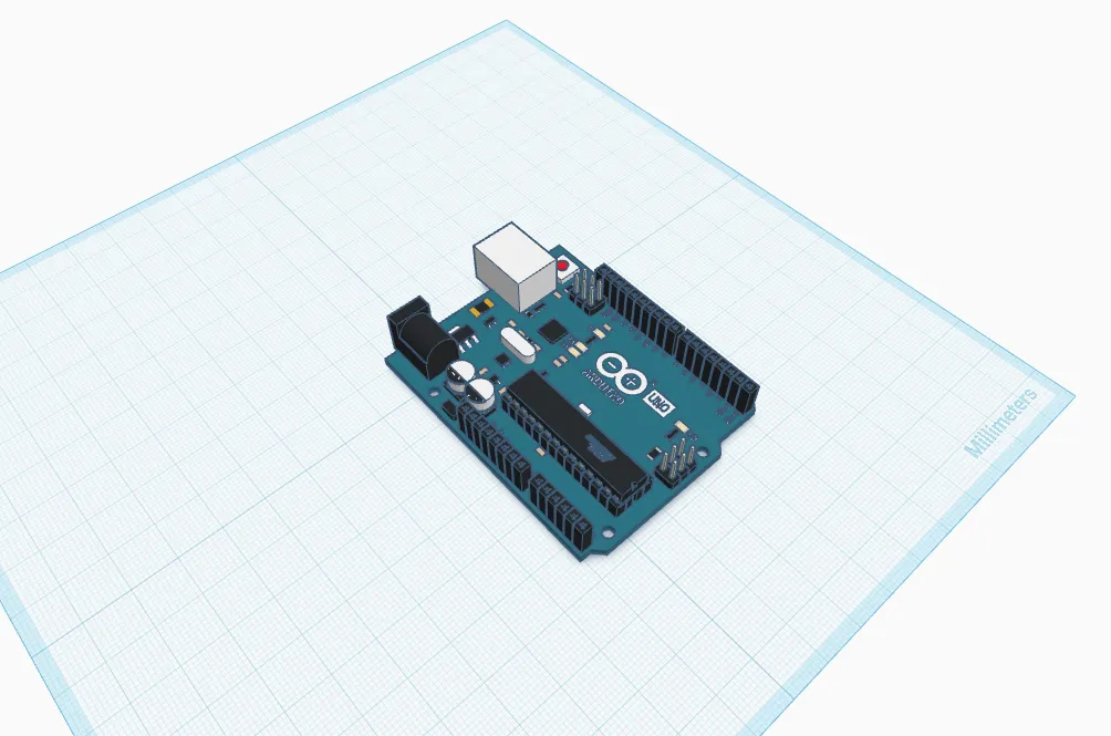 Mikrocontroller Entwicklungsboard Modell für Elektronikprojekte