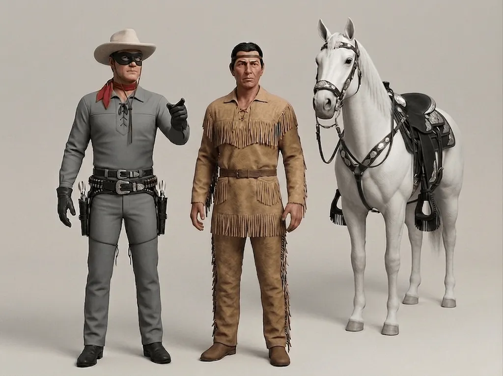Western Szene Sammlerfigur Set