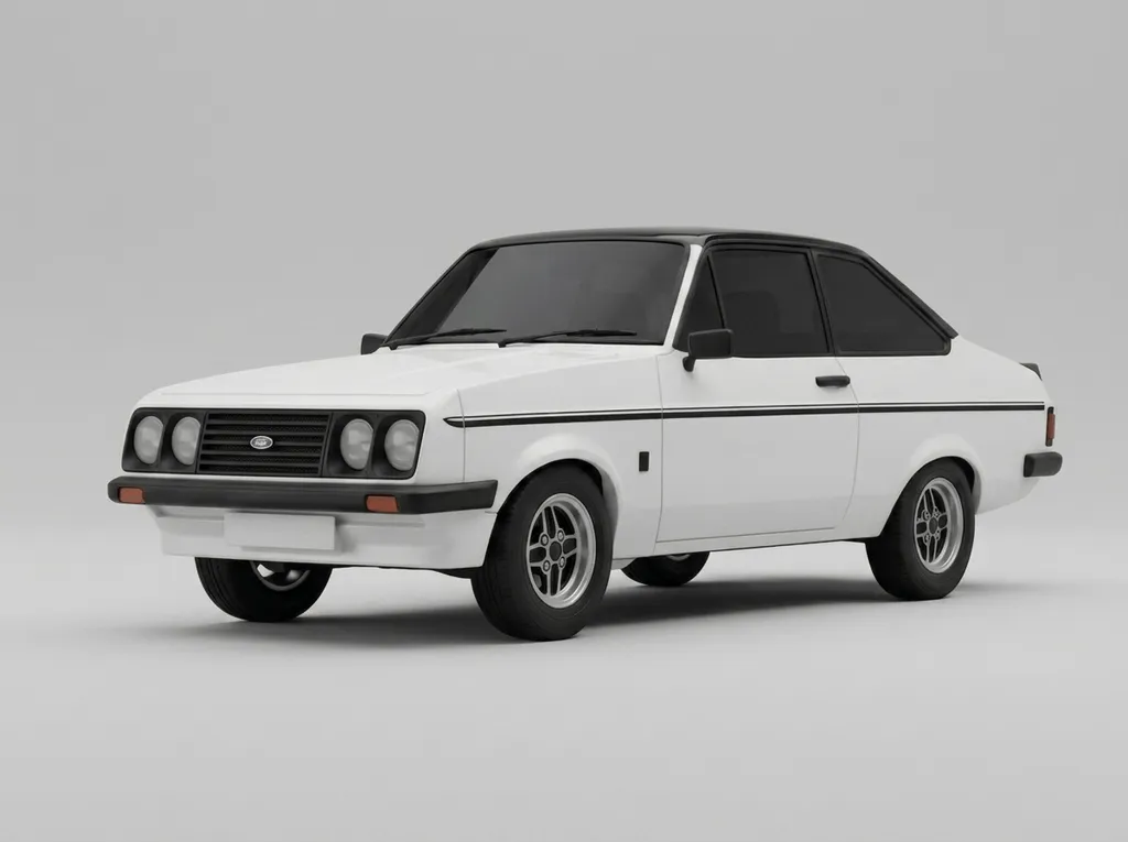 Klassisches Rallye Fahrzeugmodell 1977