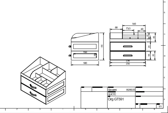 Organizer GT591 für Werkstatt und Schreibtisch - image6 Organizer GT591 für Werkstatt und Schreibtisch – Bild 6