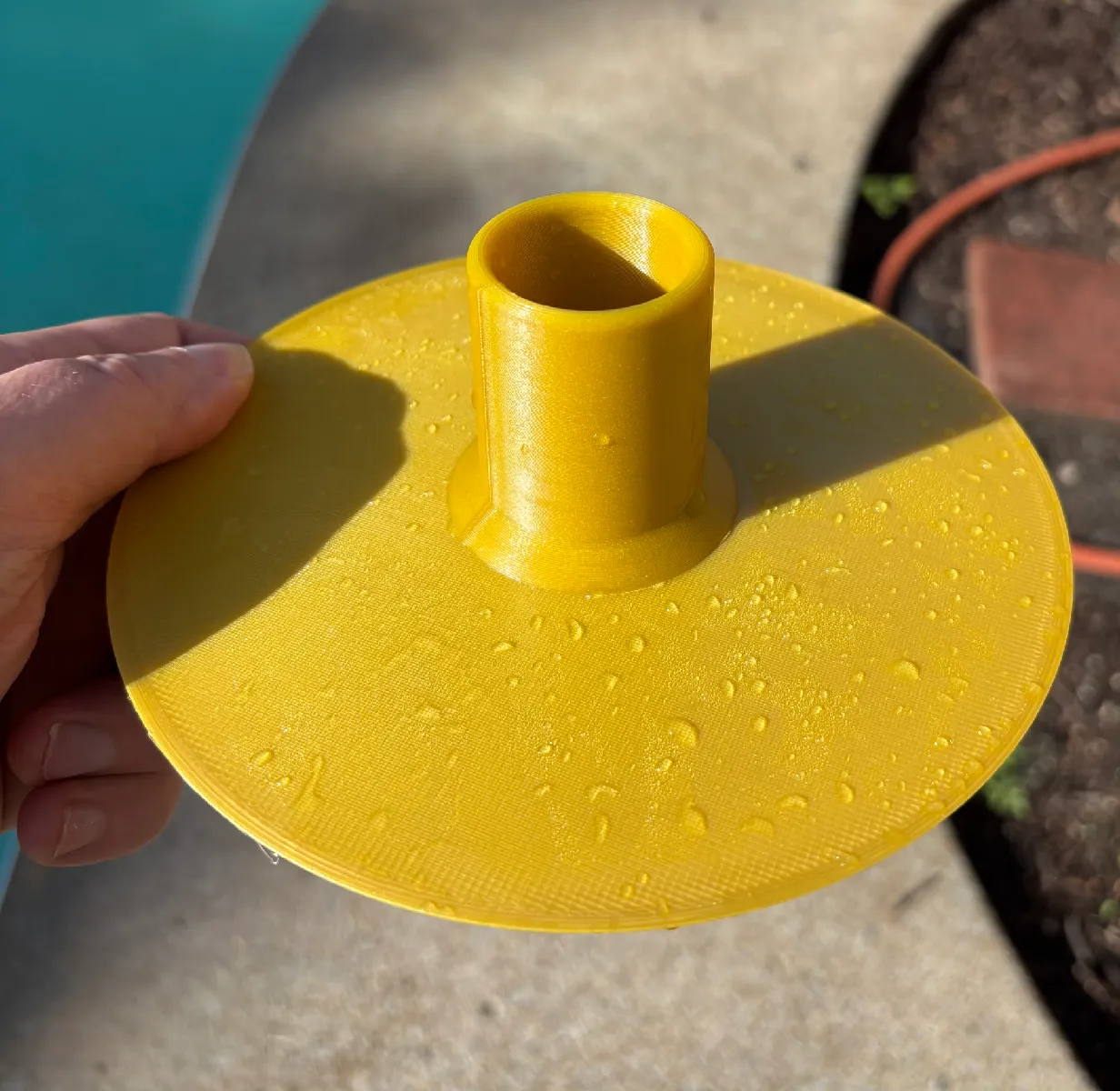 Skimmer Adapterplatte für Poolreinigung