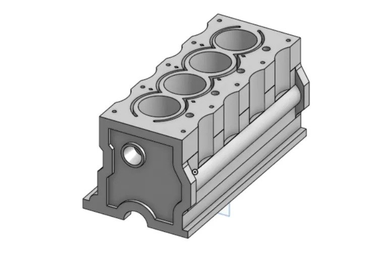 Monoblock Modell für Technik und Demonstration