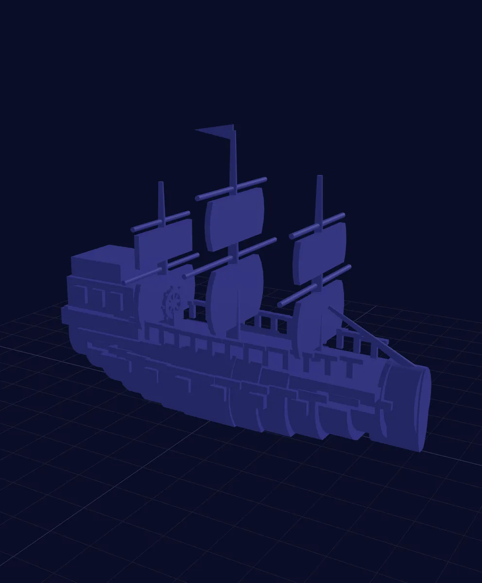 Historisches Segelschiff Modell