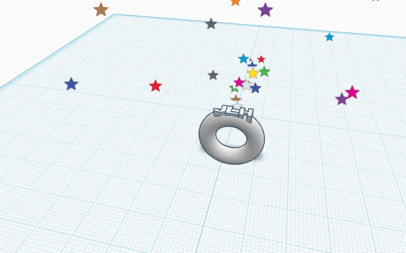 Personalisierbarer Monogramm Ring