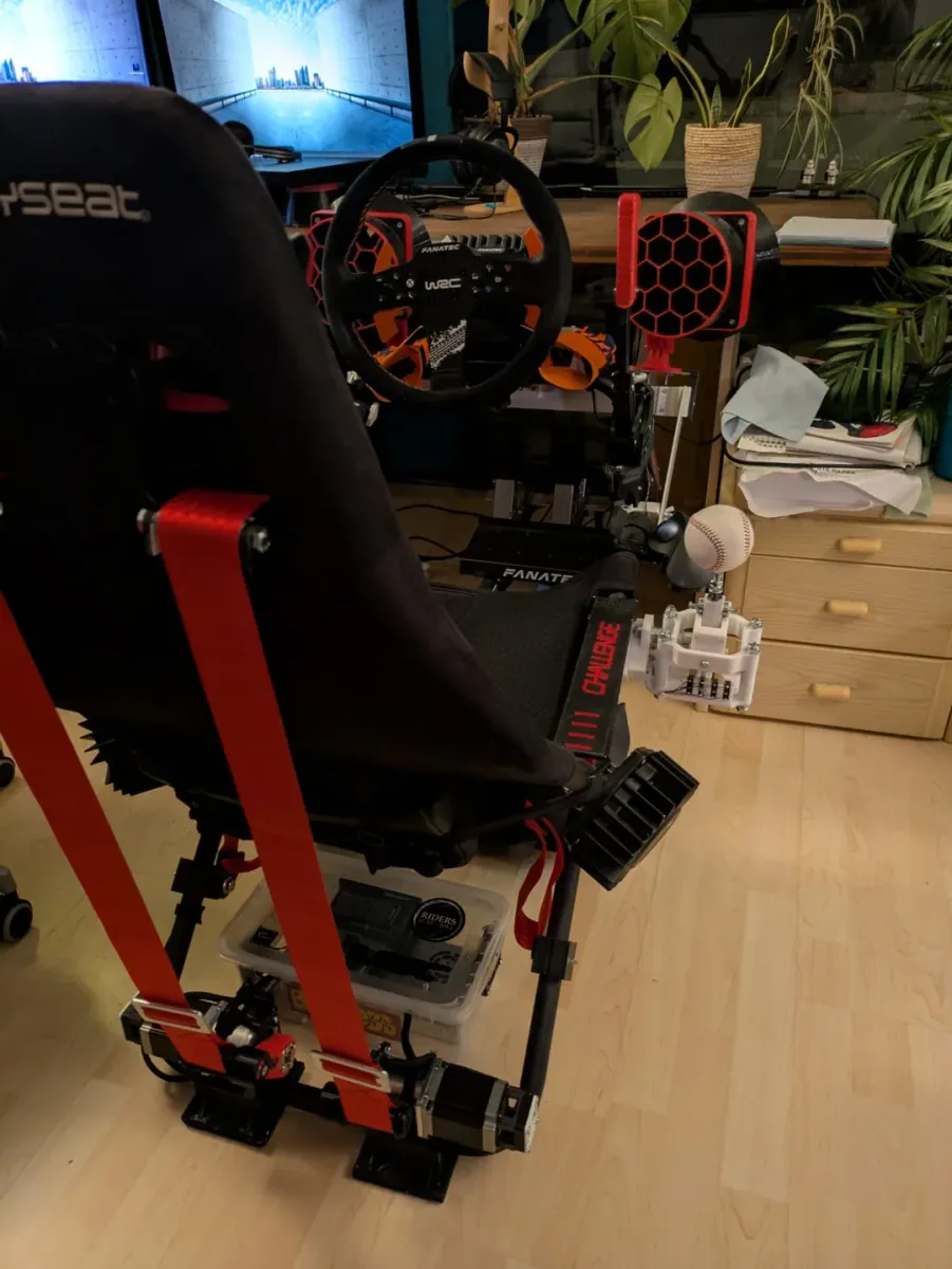 Gurtbefestigung für Sim Racing Sitze