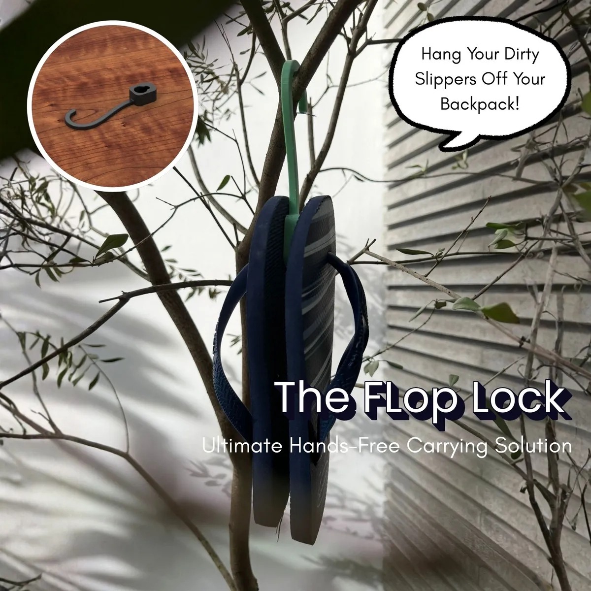 Flop Lock – Flip-Flop Halterung für unterwegs