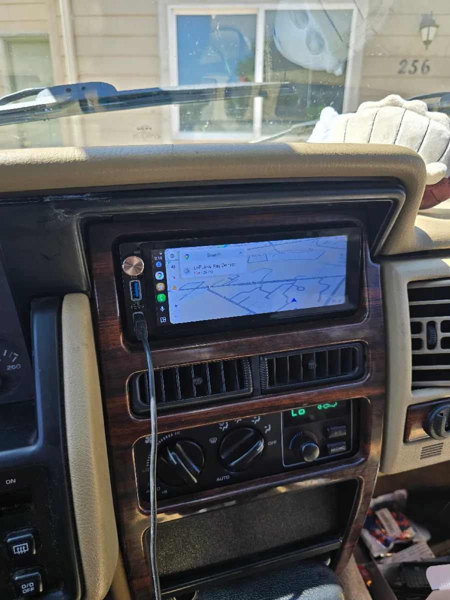 Jeep Grand Cherokee ZJ Radio Blende 1-DIN Android Auto