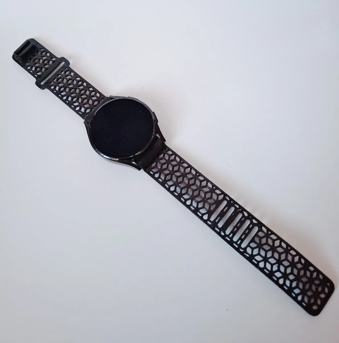 20mm Uhrenarmband mit Cubic-Muster