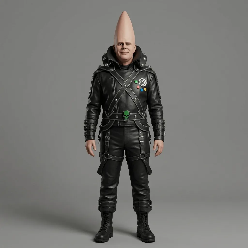 Coneheads Beldar Clorhone Uniform Figur