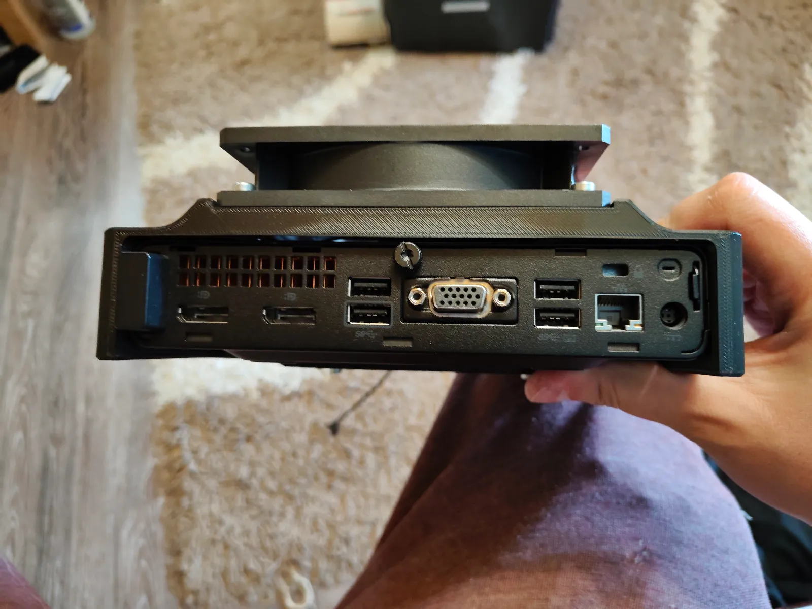 19-Zoll Rack-Montage für HP Mini PC (mit 120mm Lüfter) - image6 19-Zoll Rack-Montage für HP Mini PC (mit 120mm Lüfterrahmen) – Bild 10