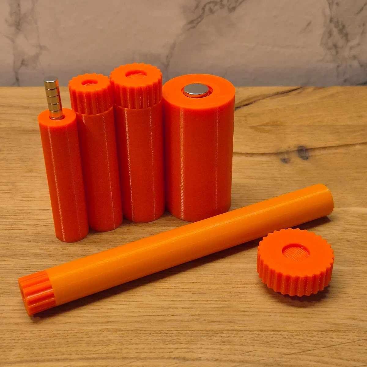 Magnet-Aufbewahrungs-Röhrchen-Set