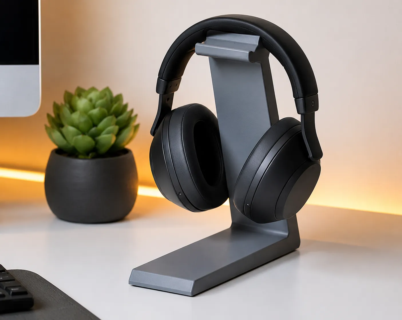Minimalistischer Headset-Ständer