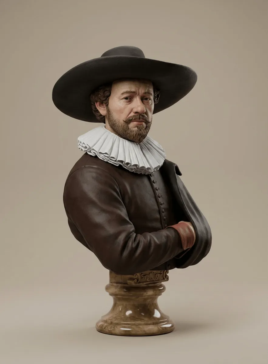 Historisches Kunstmotiv aus dem 17 Jahrhundert