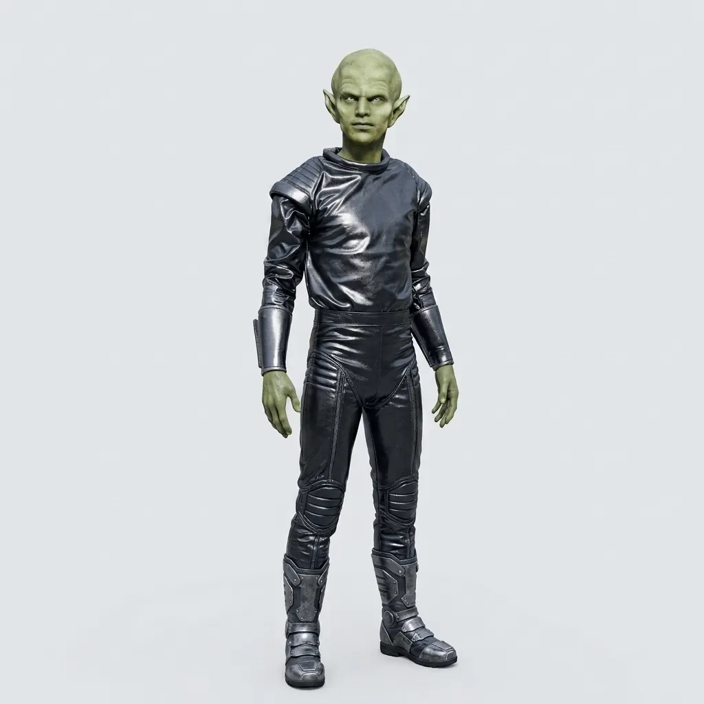 Science Fiction Wandkunst mit Entdecker Motiv