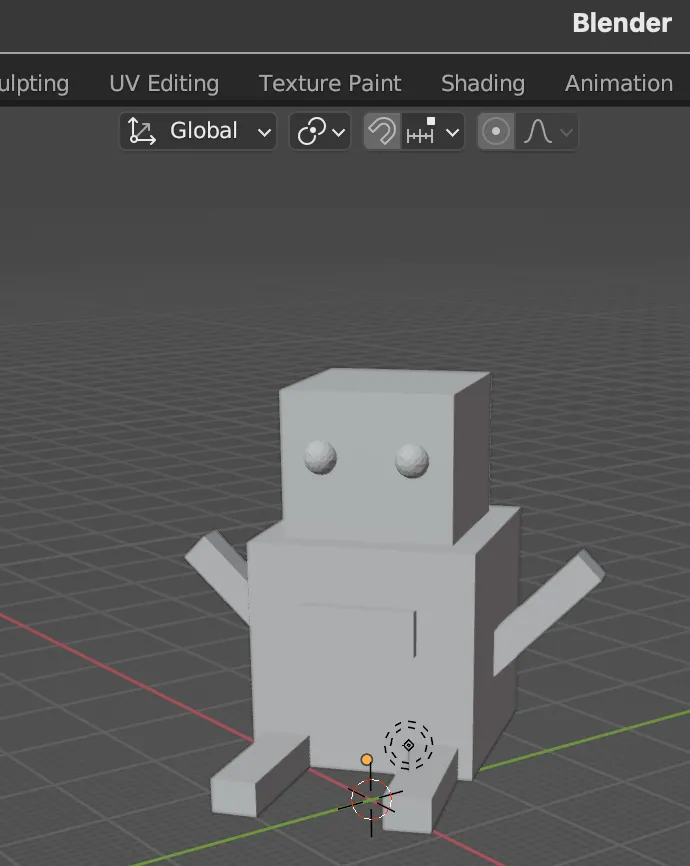 Magnetische Roboterfigur zum Sammeln und Spielen