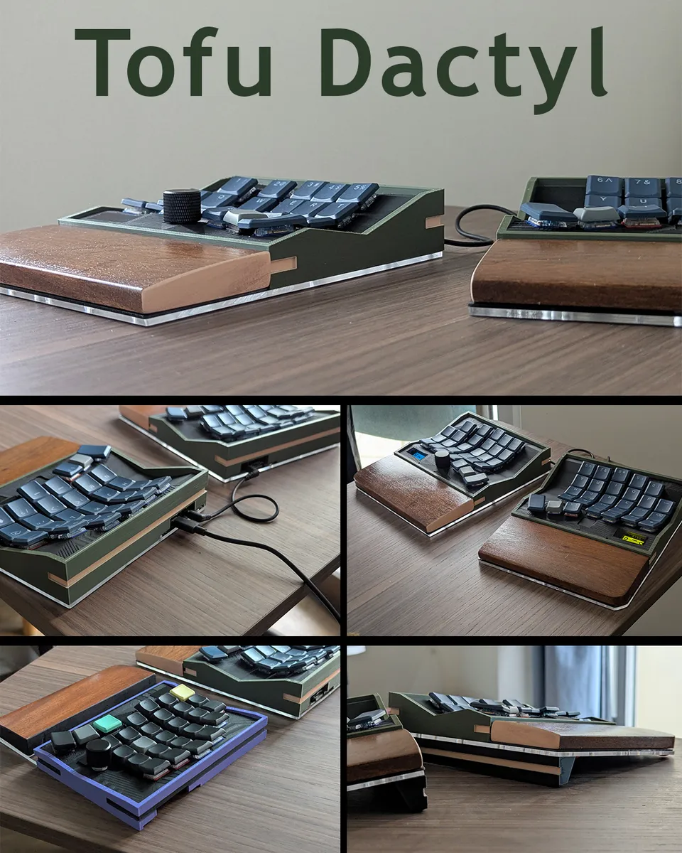 Gehäuse für ergonomische Tastaturprojekte