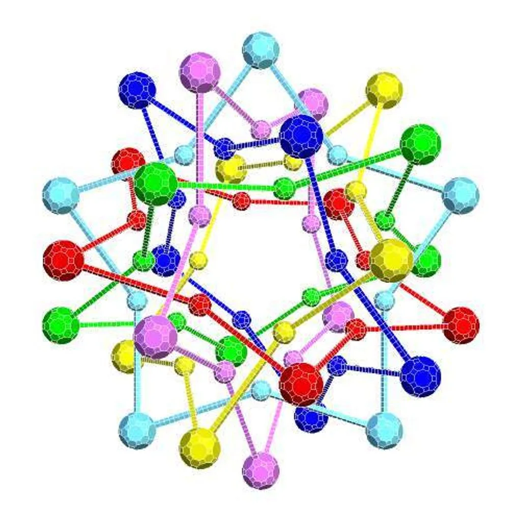 Geometrischer Sternkörper als Mathematik Kunst
