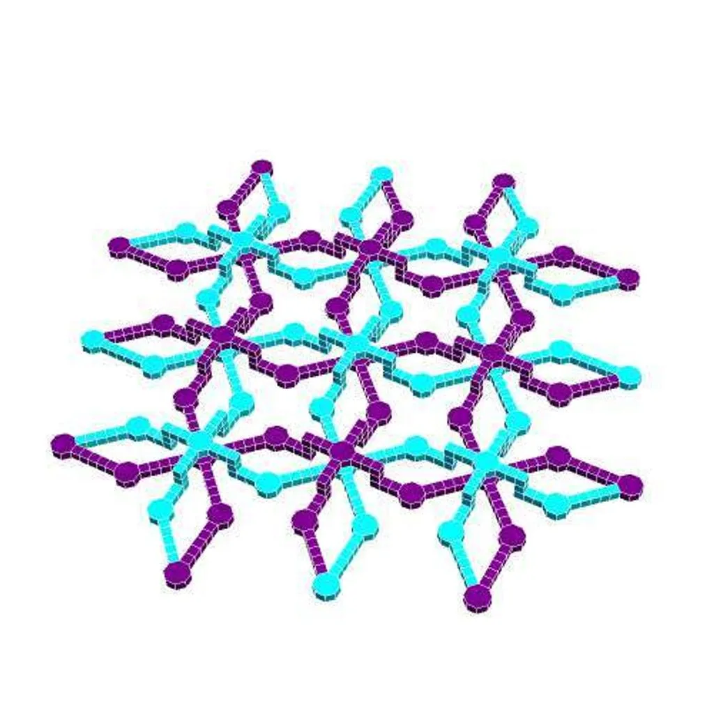 Geometrisches Spinnennetz Kunstobjekt