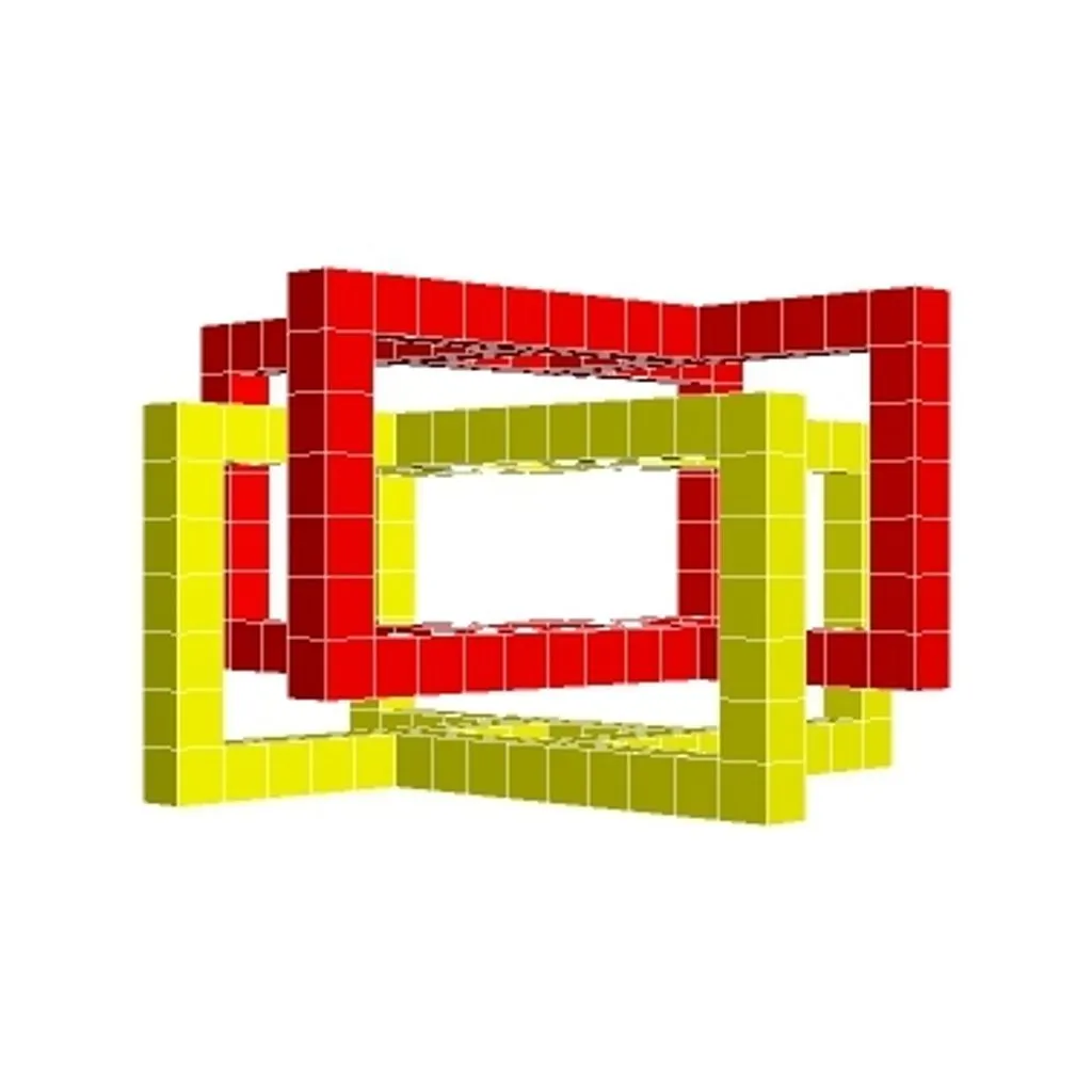 Geometrisches Verbindungsobjekt mit Doppelstruktur
