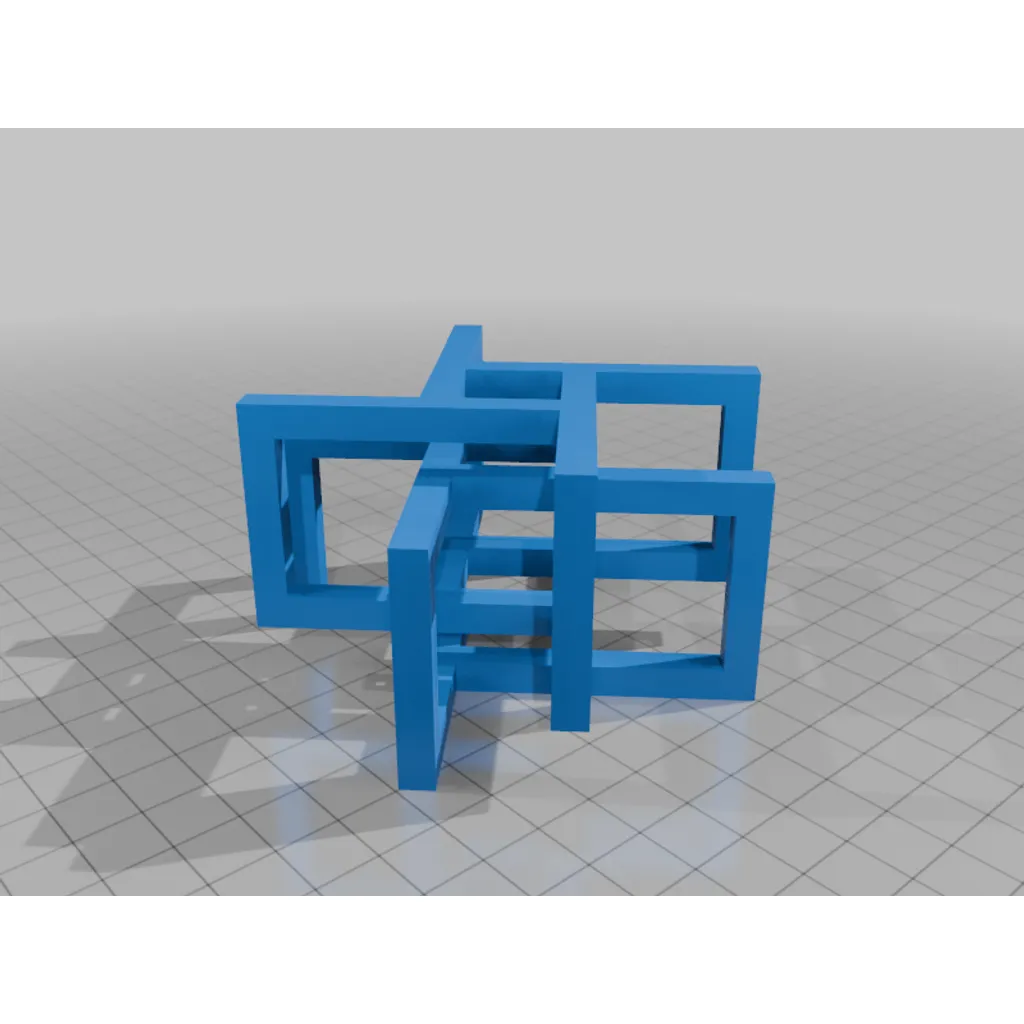 Geometrisches Verbindungsobjekt mit Doppelstruktur - image3 Geometrisches Verbindungsobjekt mit Doppelstruktur – Bild 3
