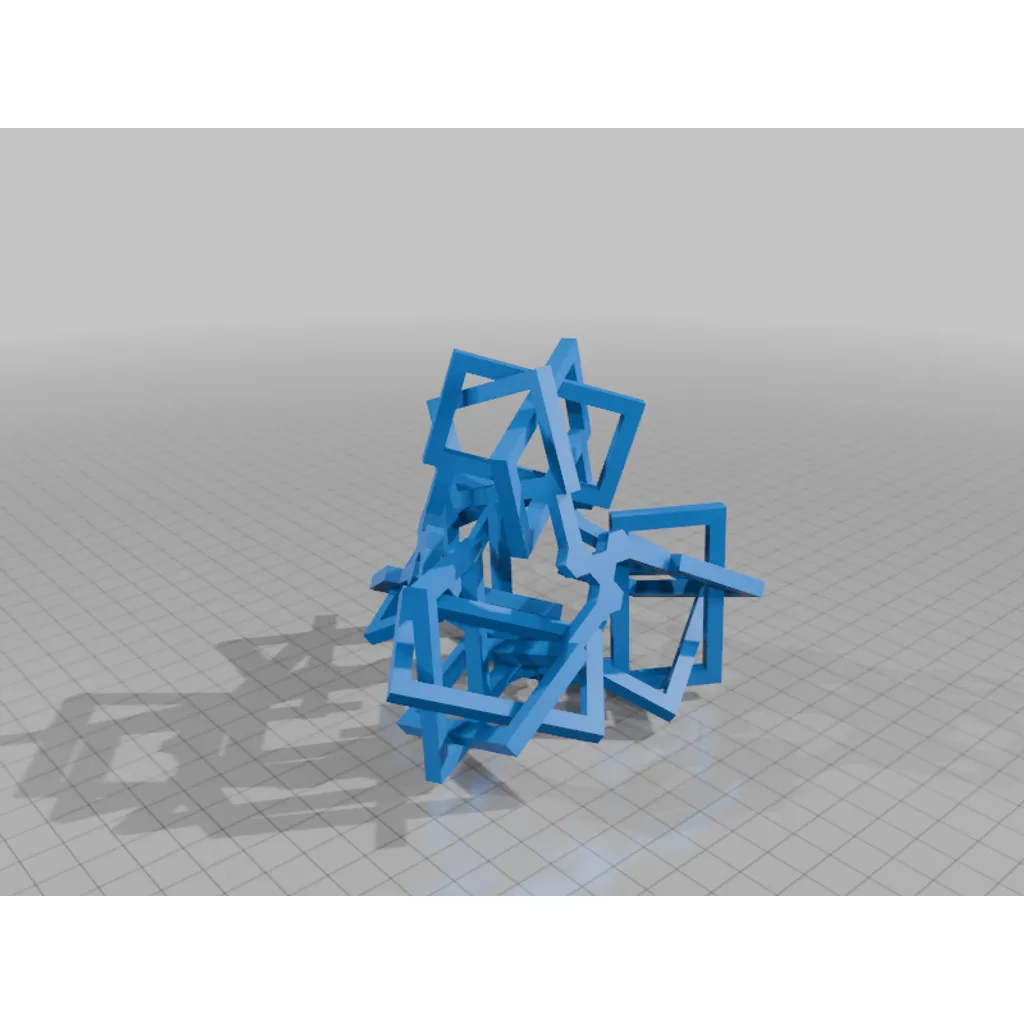 Tetraedrisches Radialobjekt für Mathematik und Design - image2 Tetraedrisches Radialobjekt für Mathematik und Design – Bild 2