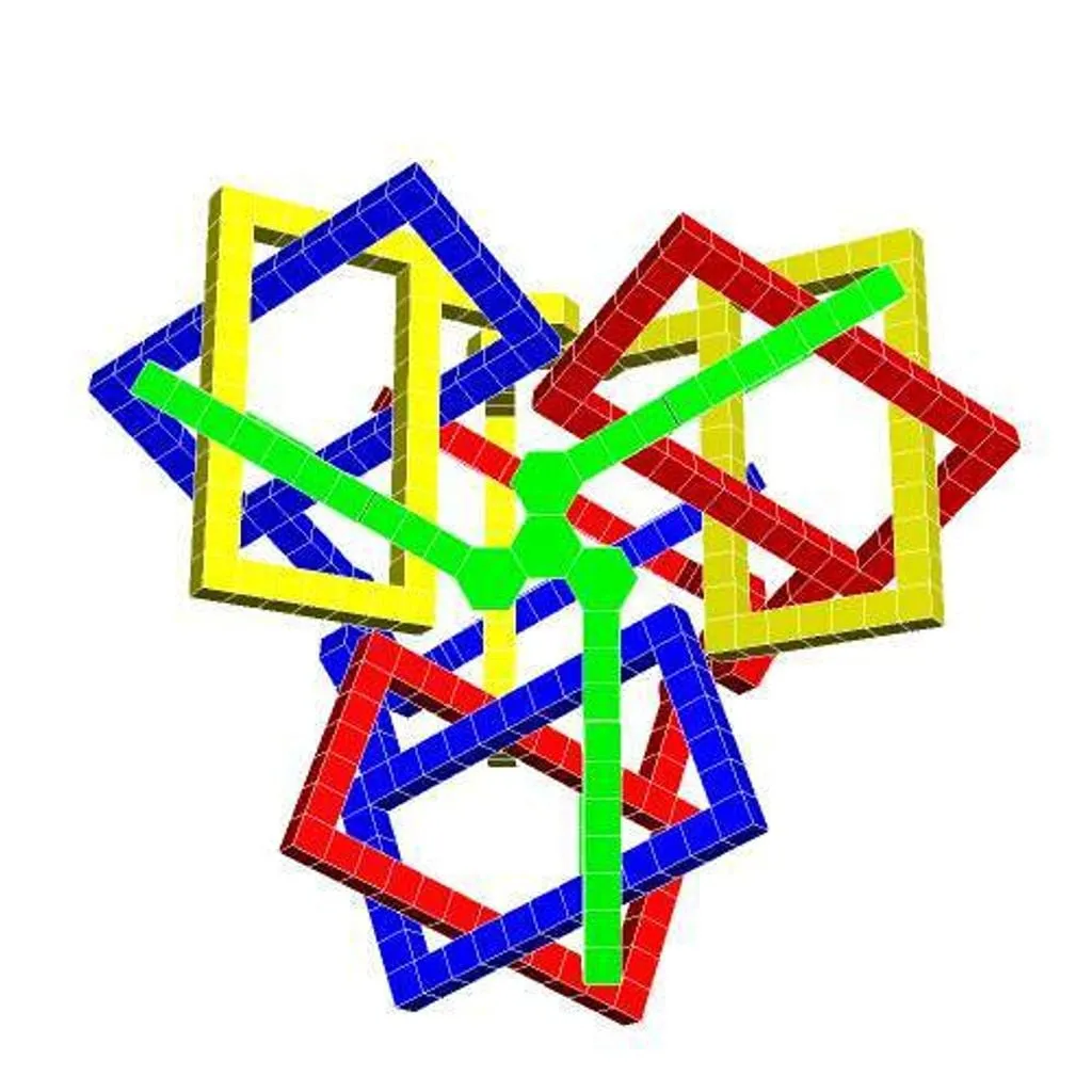 Tetraedrisches Radialobjekt für Mathematik und Design - image3 Tetraedrisches Radialobjekt für Mathematik und Design – Bild 3
