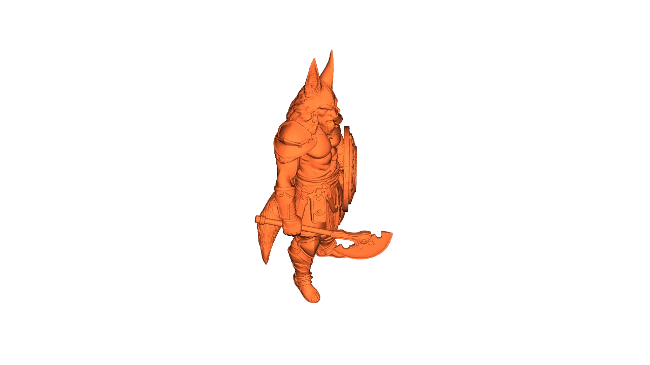Wolf Figur im Fantasy Stil - image2 Wolf Figur im Fantasy Stil – Bild 2