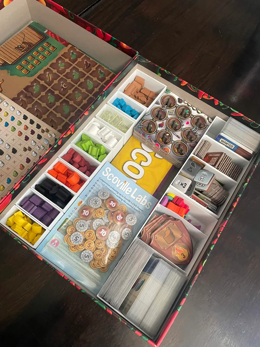 Scoville & Scoville: Labs Brettspiel-Insert Organizer
