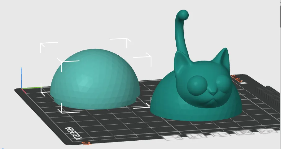 Wackelnde Katzenfigur als Dekorationsobjekt