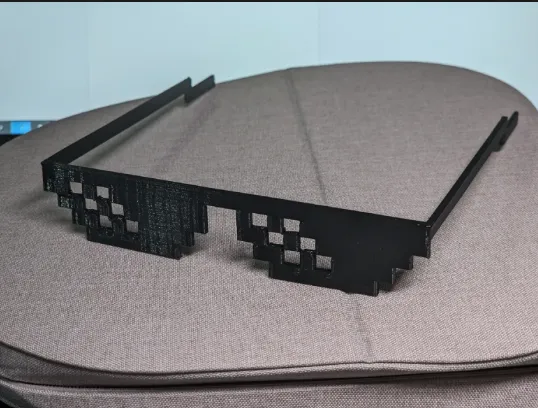 Pixel Sonnenbrille für Kostüm und Dekoration