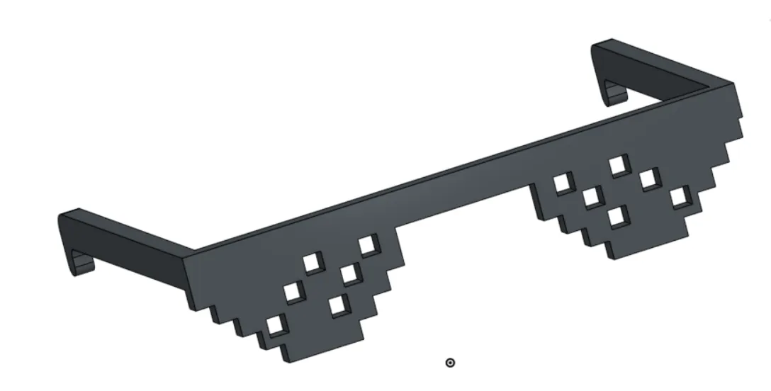 Pixel Sonnenbrille für Kostüm und Dekoration - image5 Pixel Sonnenbrille für Kostüm und Dekoration – Bild 5