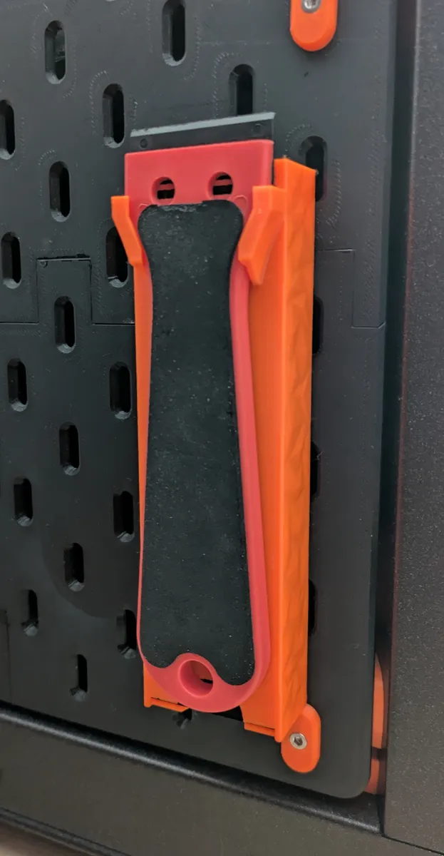SKÅDIS Halter für Schaber mit Klingen-Spender