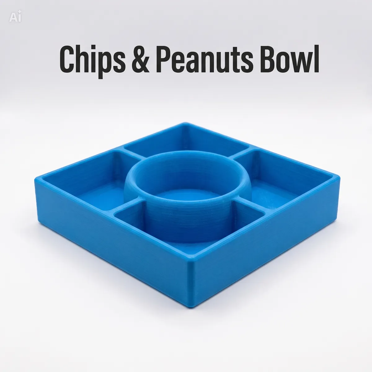 Snackschale für Chips und Knabbereien