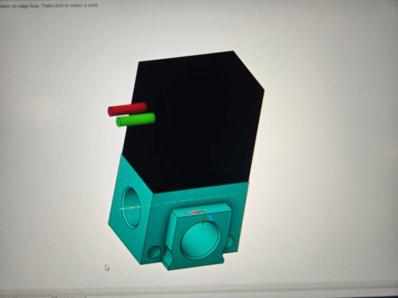 Pneumatik Ventil Modell für Technikprojekte