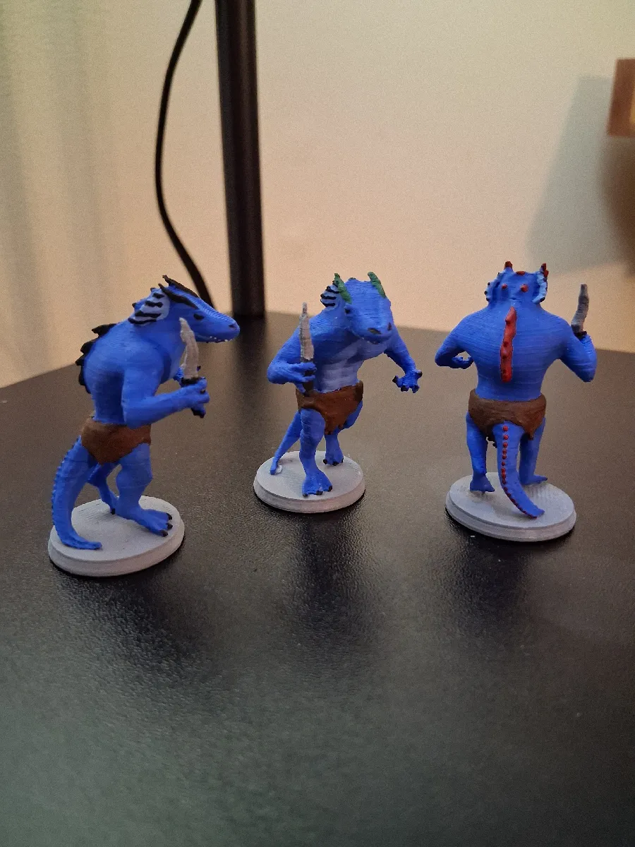 Fantasy Echsenwesen Miniatur