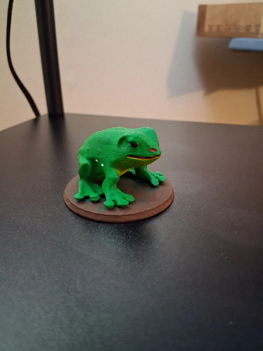 Frosch Miniatur für Sammlung und Tabletop