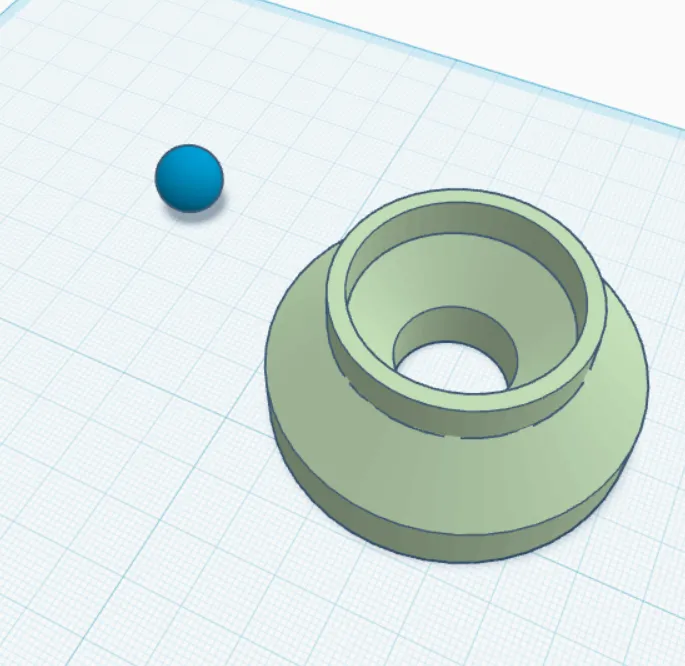 Kugel Fidget Spinner mit Führung