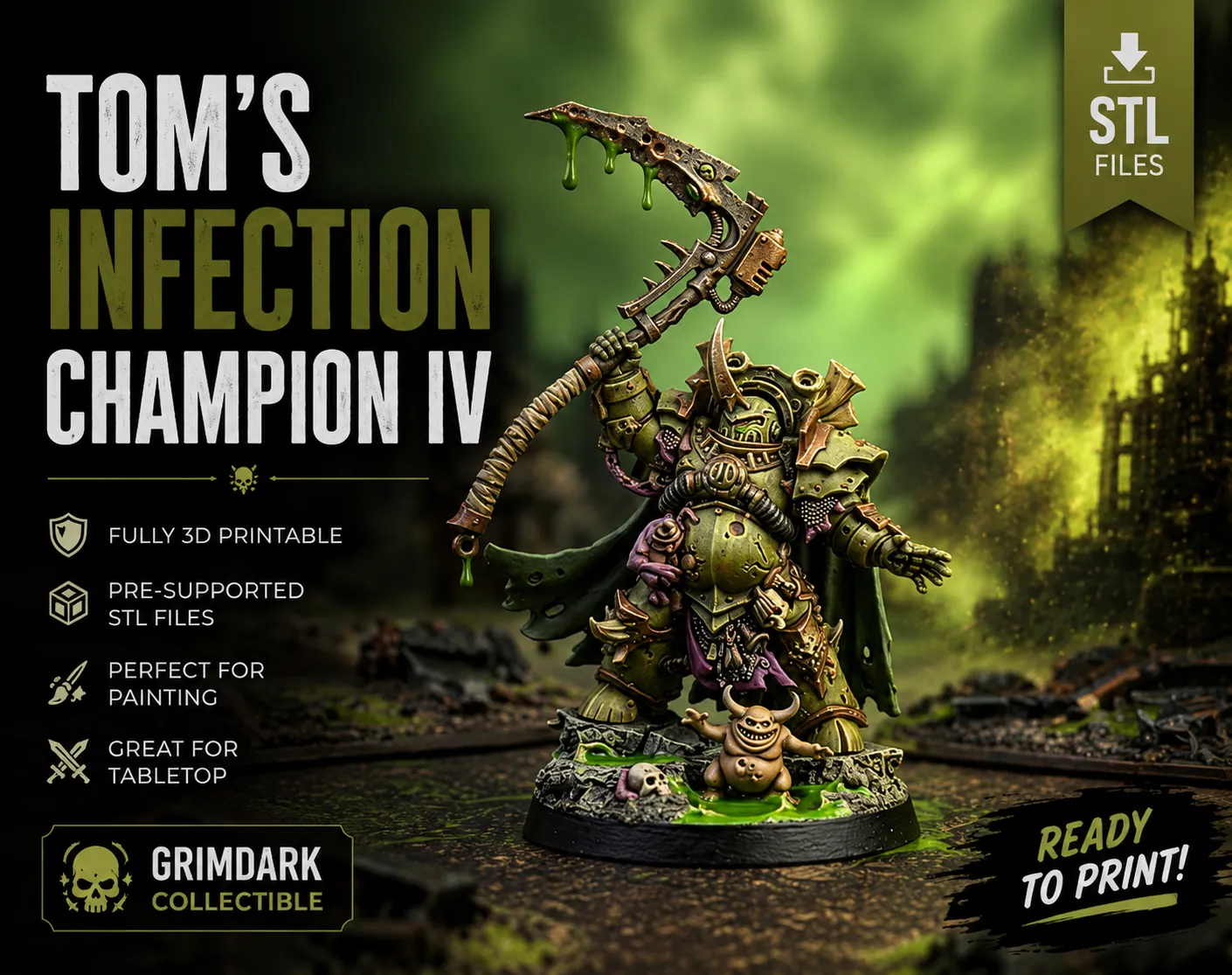 Fantasy Monster Boss Miniatur