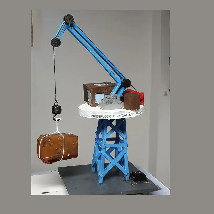 Funktionales Hafenkran Modell