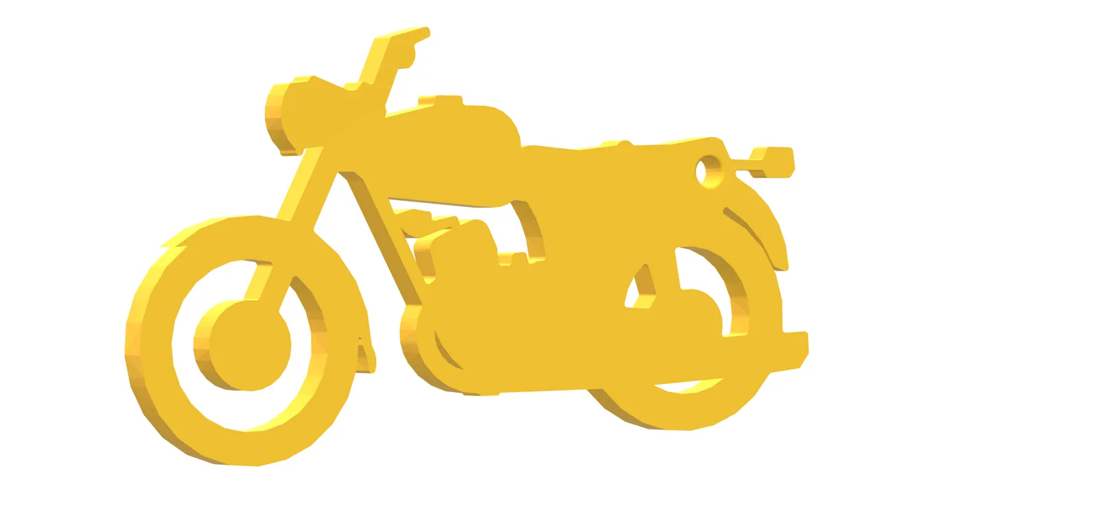 Motorrad Schlüsselanhänger Sportmodell